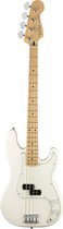 Fender Player Precision Bass MN Polar White 4-snarige basgitaar