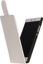 LG Nexus 5 - Wit Effen Classic Flipcase Hoesje