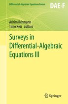 Differential-Algebraic Equations Forum - Surveys in Differential-Algebraic Equations III