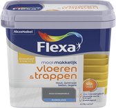 Flexa Mooi Makkelijk - Lak - Vloeren en Trappen - Mooi Donkergrijs - 750 ml