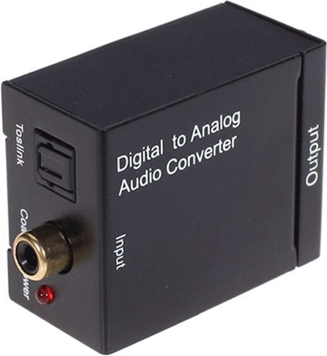 Convertisseur audio numérique coaxial optique vers analogique RCA (noir) |  bol.com