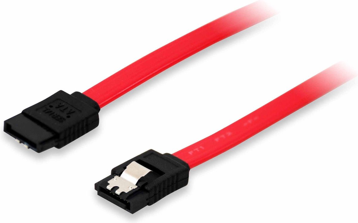 Equip SATA Cable Flat 50cm with metal latch