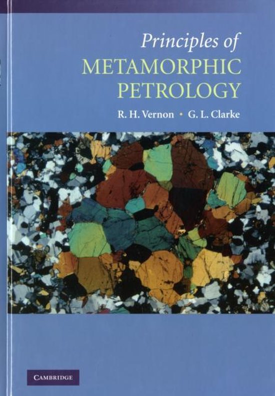 Principles Of Metamorphic Petrology - cover
