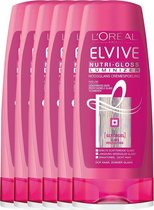 L'Oréal Paris Elvive Nutri-Gloss Luminizer Crèmespoeling - 6 x 200ml - Voordeelverpakking