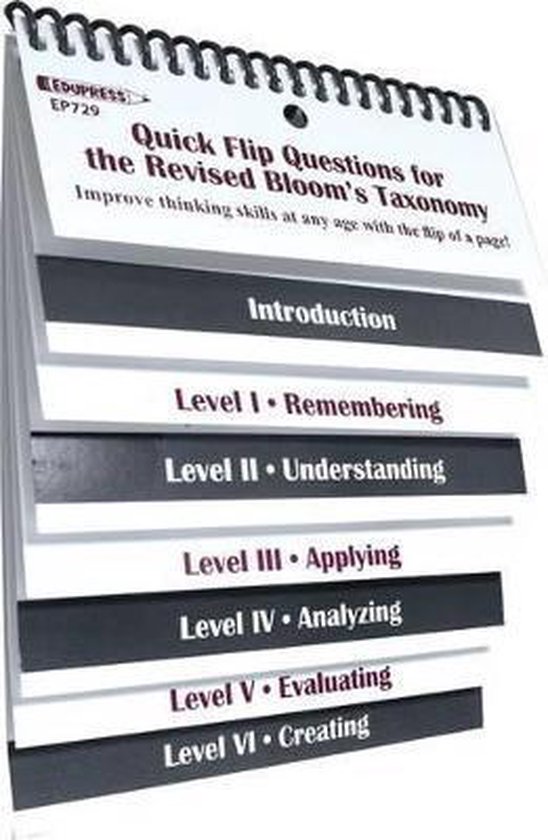 Foto: Quick flip questions for the revised bloom taxonomy