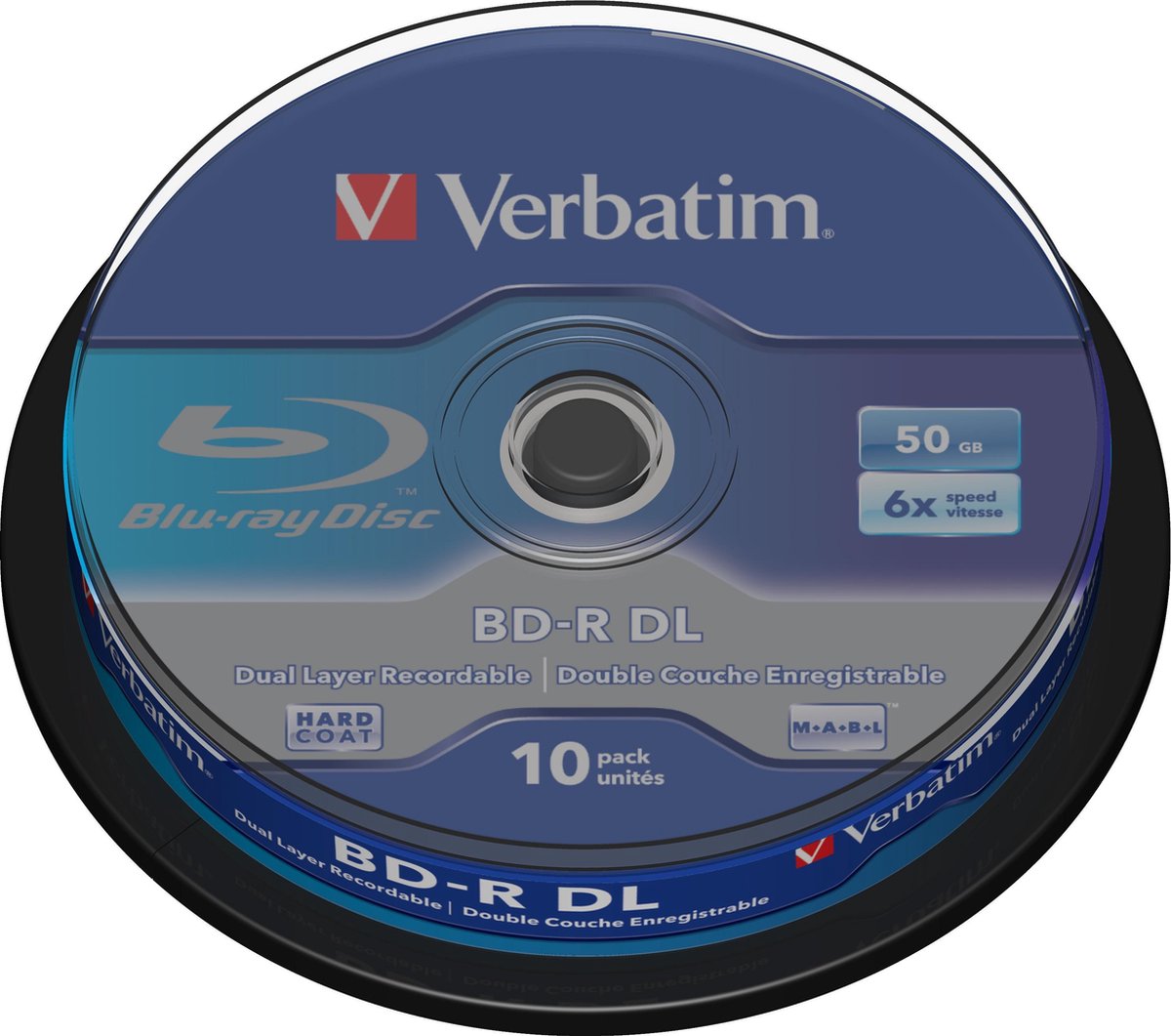 Verbatim 43746 Blu-ray BD-R DL disc 50 GB 10 stuk(s) Spindel - Verbatim