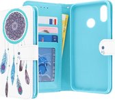 Honor 10 Lite Bookcase hoesje - CaseBoutique - Dreamcatcher Dreamcatcher print - Kunstleer