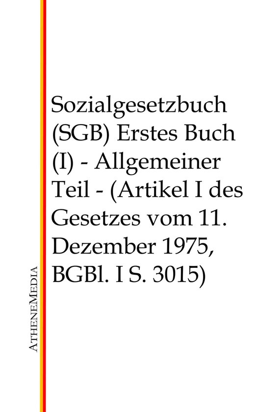 Sozialgesetzbuch (SGB) - Erstes Buch (I) - cover