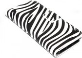 Zebra hoesje kunstleer Geschikt voor iPhone 5 / 5S / SE