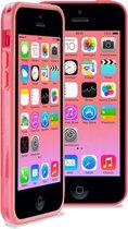 PURO Apple iPhone 5C Bumper Case - Transparant Roze