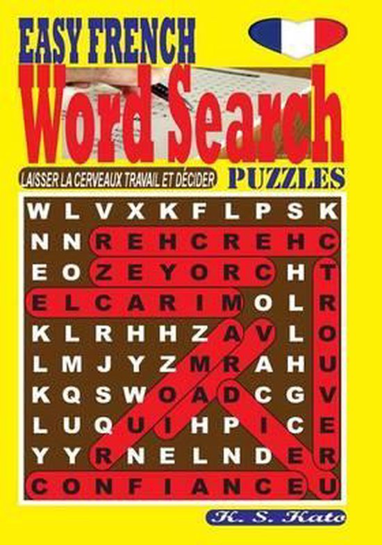 Easy French Word Search Puzzles, K S Kato 9781541192355 Boeken