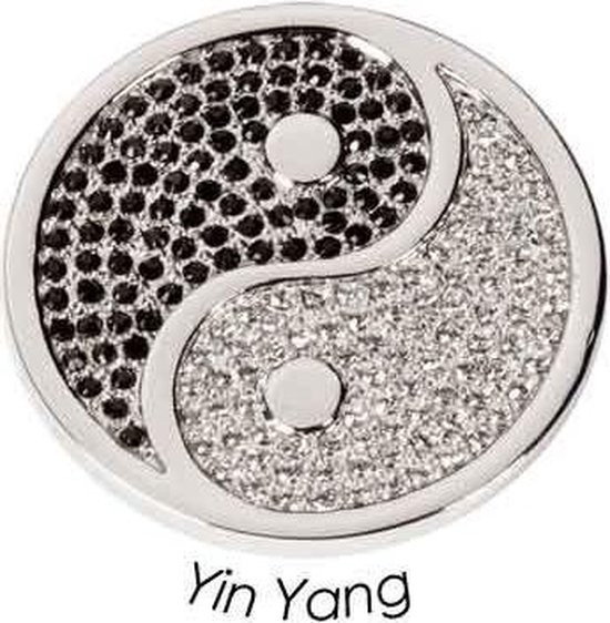 Quoins QMOA-03S Yin Yang staal zilverkleurig Medium