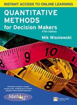 Quantitative Methods For Decision Makers With Mymathlab Glob