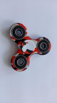 Hand spinner Camouflage rood/ oranje