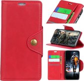 Luxe Book Case Samsung Galaxy A6 Plus (2018) - Rood