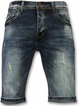 Basic Korte Broek Heren - New Damaged - Blauw