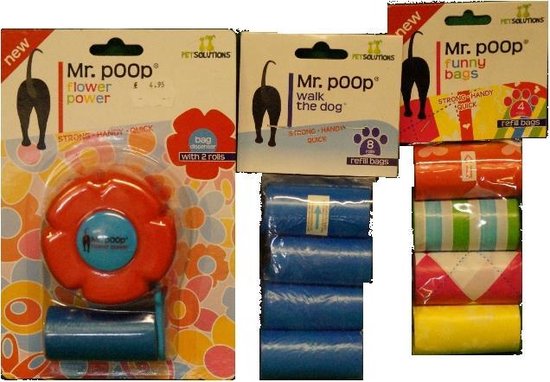 Foto: Mr poop flower power opruim pakket 3