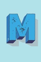 Letter M Monogram Notebook