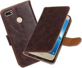 BestCases - Huawei P9 Lite mini Pull-Up booktype hoesje mocca