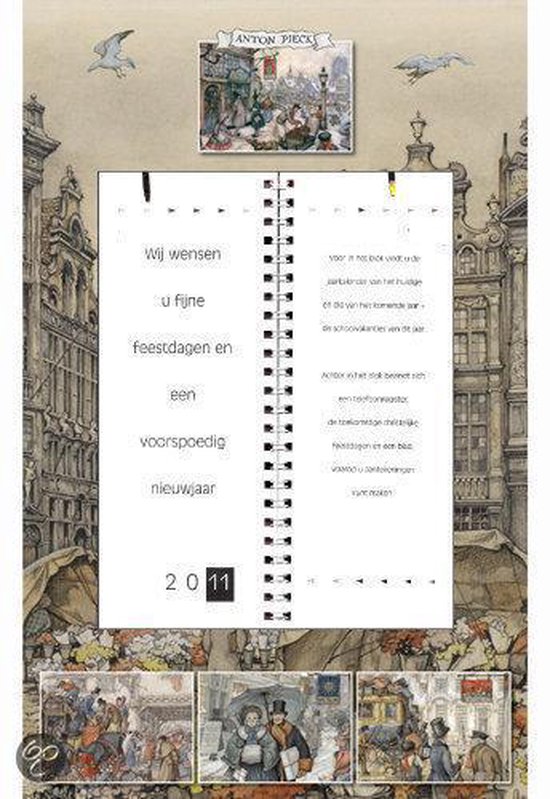 Cover van het boek 'Anton Pieck week op schild - stad 2012'