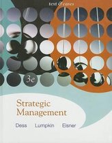 Strategic Management. Text & Cases.: Summary 