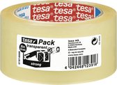 Tesa Pack® Strong verpakkingstape PP, 50m x 66m, transparant, pak à 6 stuks