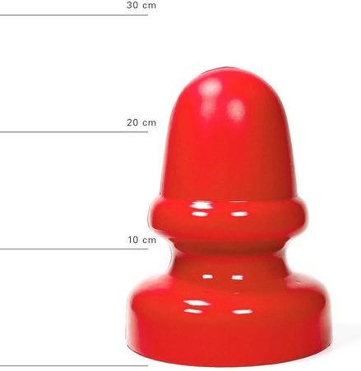 Goedkoopste All Red Buttplug 23 x 13,5 cm - rood