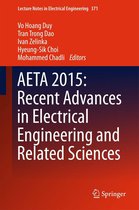 Omslag AETA 2015: Recent Advances in Electrical Engineering and Related Sciences