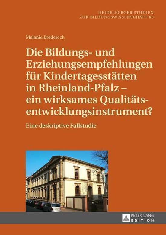 Heidelberger Studien zur Bildungswissenschaft 66 - Die Bildu ... - cover