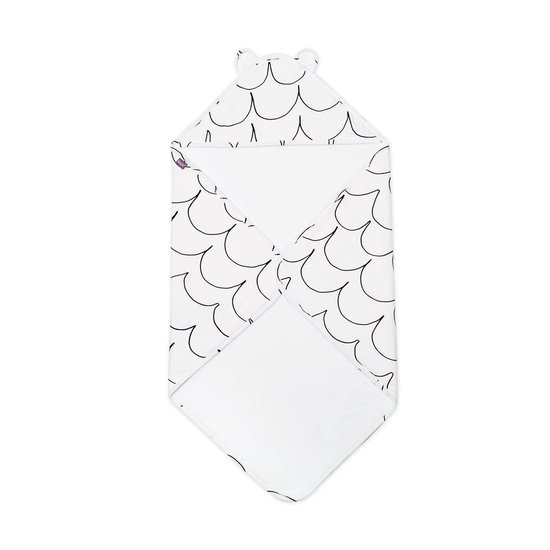 Snuz Baby Hooded handdoek - Wave Mono van Snüz — afbeelding 4