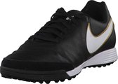 Nike Tiempo Genio II Leather TF Voetbalschoenen Voetbalschoenen - Maat 41 - Mannen - zwart/wit/goud