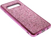 Bling bling hoesje roze Geschikt voor Samsung Galaxy S10e