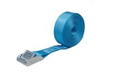 Bagagegordel 25 mm 6M Blauw - Verzinkte Klemgesp