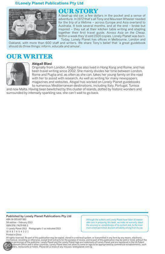 ISBN Malta and Gozo -LP- 5e, Voyage, Anglais, Livre broché, 192 pages