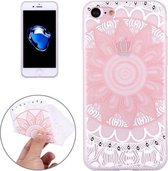 iPhone SE 2020 / iPhone 8 / iPhone 7 (4.7 Inch) - hoes, cover, case - TPU - Lotus - Roze