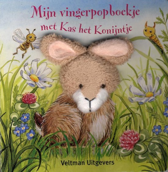 Cover van het boek 'Mijn vingerpopboekje met Kas het Konijntje'