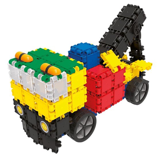 Clics bouwblokken– DUURZAAM SPEELGOED gemaakt van GERECYCLEERDE kunststof- bouwset 25 in 1 -  speelgoed 4,5,6,7,8 jaar jongens en meisjes- educatief speelgoed- Montessori speelgoed- constructie speelgoed