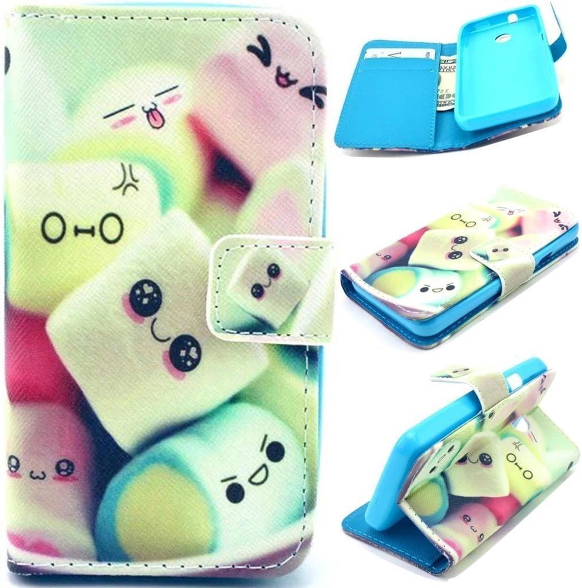 iCarer Candy print wallet case hoesje Geschikt voor: LG X Screen