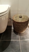 FAM wasmand Zwart , handgemaakt small model
