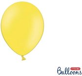 """Strong Ballonnen 12cm, Pastel Lemon Zest (1 zakje met 100 stuks)"""