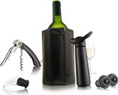 VacuVin Exclusive Wijn Essentials Geschenkset - Zwart