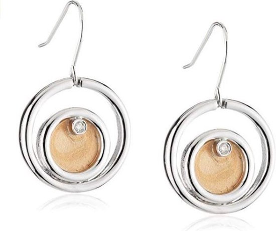Orphelia Orecchini Donna In Argento 925 Con Zirconi Neri – Modello ZO-5929, Eleganti E Opulenti