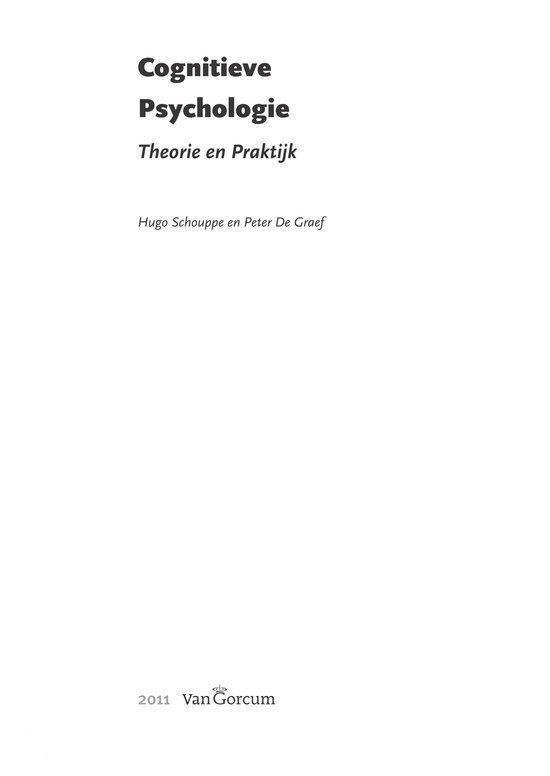 Cognitieve psychologie