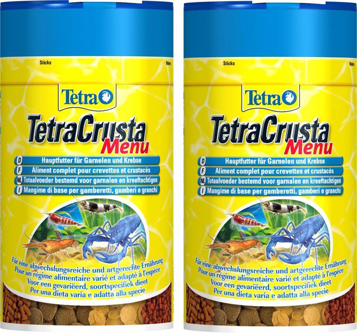 Tetra crusta menu 100 ml voor garnalen en kreeften + 2 verpakking
