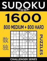 Sudoku Book 1,600 Puzzles, 800 Medium and 800 Hard