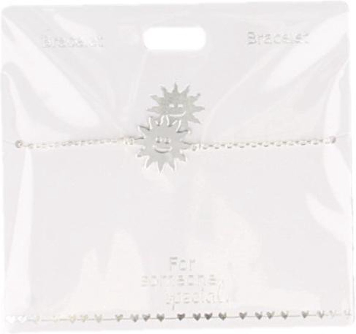 Armband Zon, silver plated