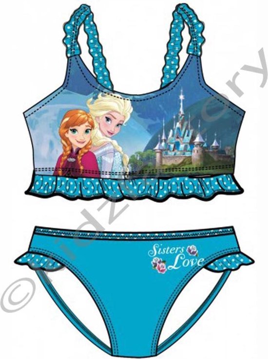 Frozen Bikini Blauw Maat 110 