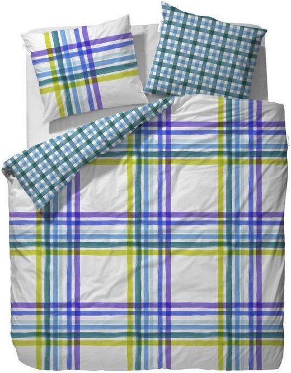 Vanezza Jack Dekbedovertrek - Lits-jumeaux - 240x200/220 cm - Blauw