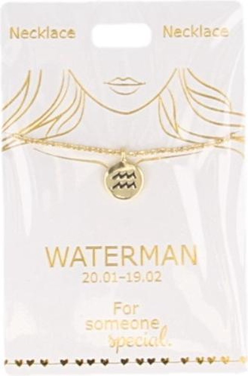 Ketting Waterman, gold plated