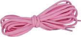 4 Schoenveters 90cm Lang 5mm Breed - Licht Roze